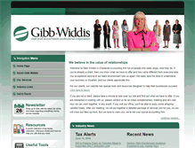 Tablet Screenshot of gibb-widdis.com